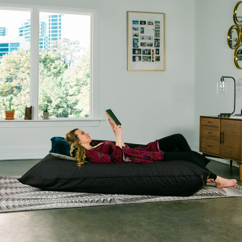 Jaxx Denim Bean Bag Chair & Lounger & Reviews Wayfair